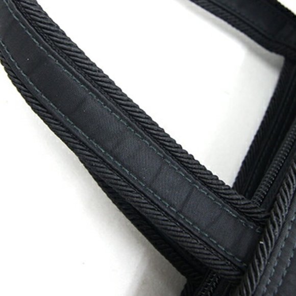 Prada Handbag 1BA084 Black Nylon Leather Ribbon Women's PRADA - Picture 6 of 8